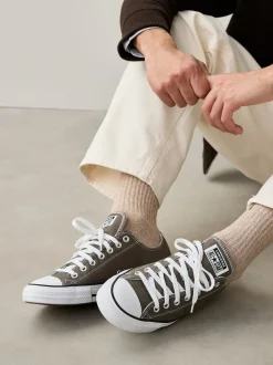 Converse Grey Chuck Taylor Ox Trainers