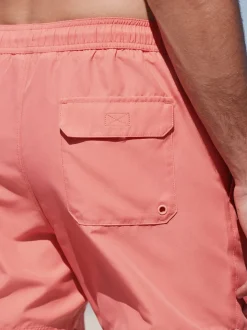 Coral Pink Essential Swim Shorts