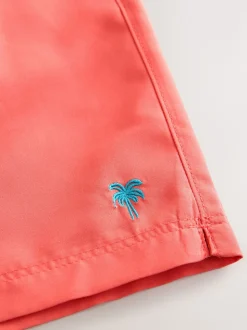 Coral Pink Essential Swim Shorts