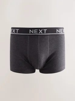 Core Grey/Green 10 pack Cotton Rich Blend Hipsters Boxers