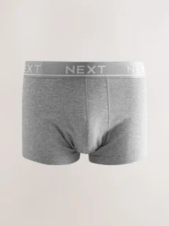 Core Grey/Green 10 pack Cotton Rich Blend Hipsters Boxers