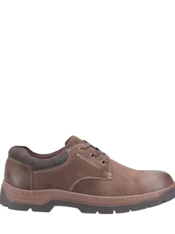 Cotswolds Thickwood Burnished Leather Casual Brown Shoes