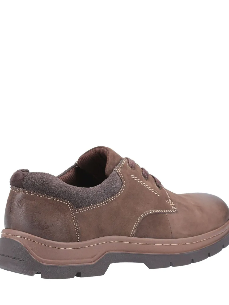 Cotswolds Thickwood Burnished Leather Casual Brown Shoes