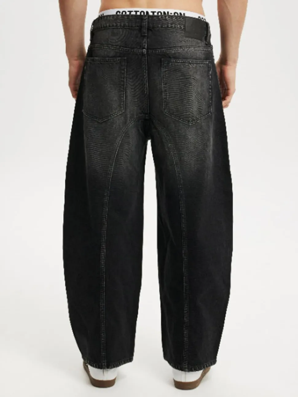 Cotton On Black Baggy Balloon Jeans