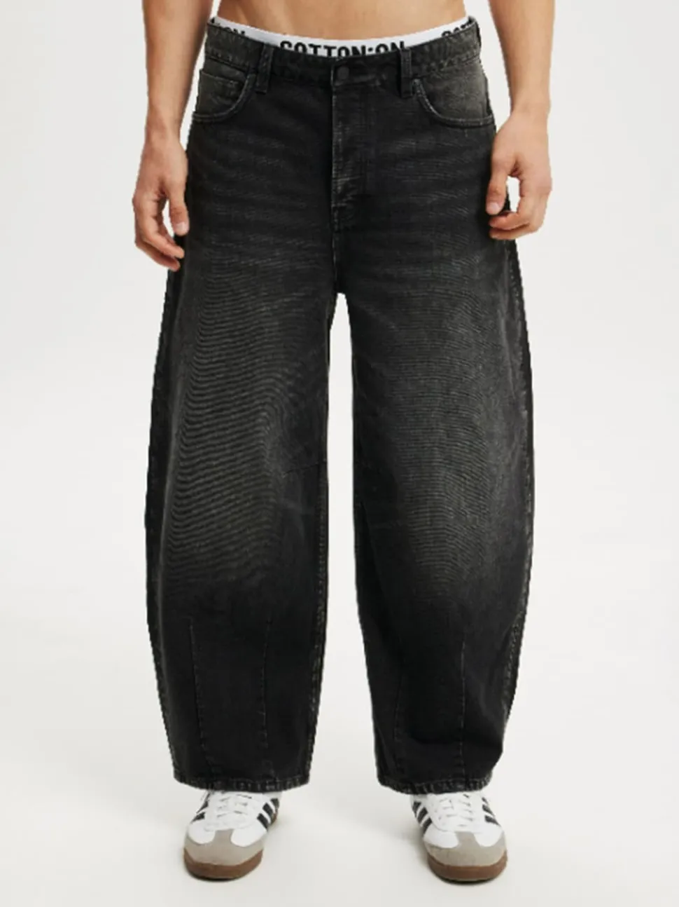 Cotton On Black Baggy Balloon Jeans