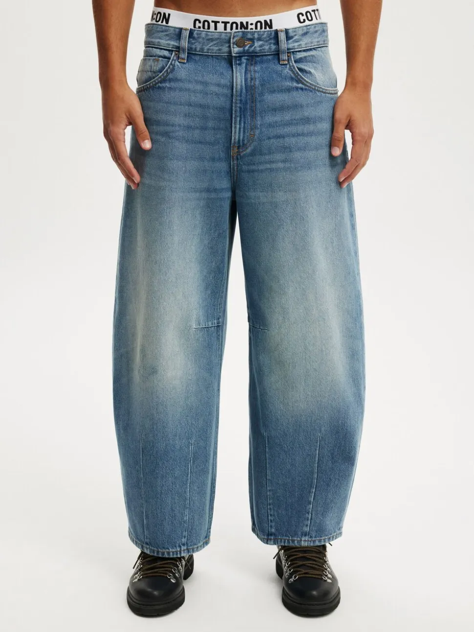 Cotton On Blue Baggy Balloon Jeans