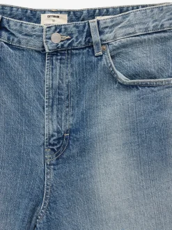 Cotton On Blue/White Super Baggy Jeans
