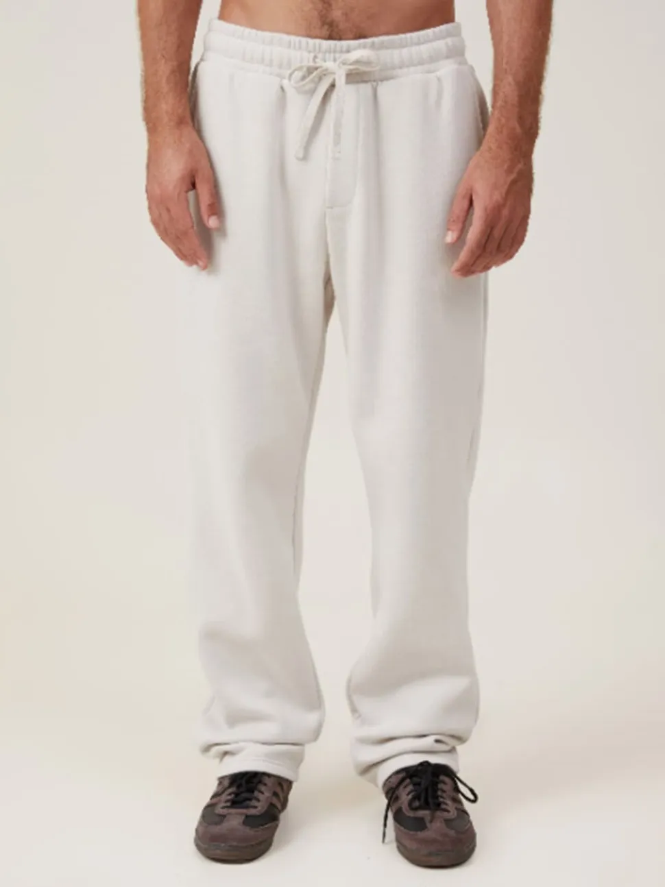 Cotton On Cream Relaxed Track Pants
