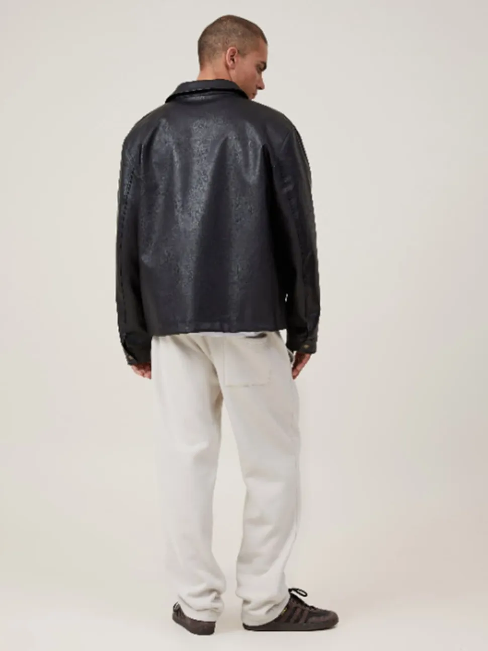 Cotton On Cream Relaxed Track Pants