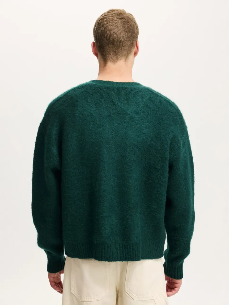 Cotton On Green Cropped Cardigan