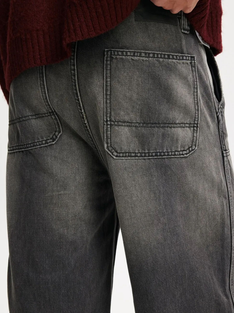 Cotton On Grey Super Baggy Jeans