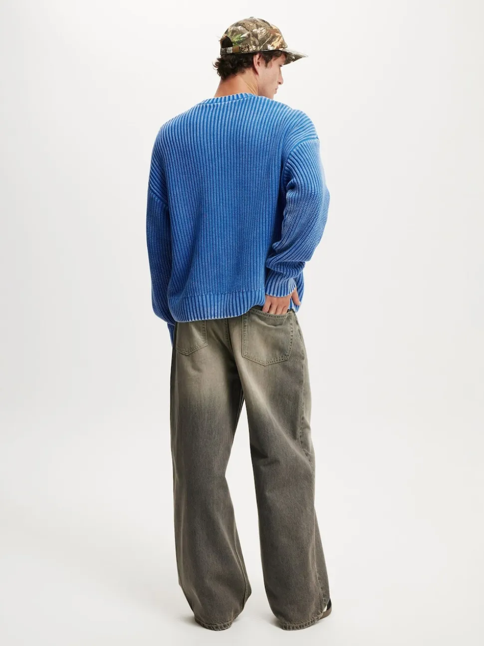 Cotton On Light Grey Super Baggy Jeans