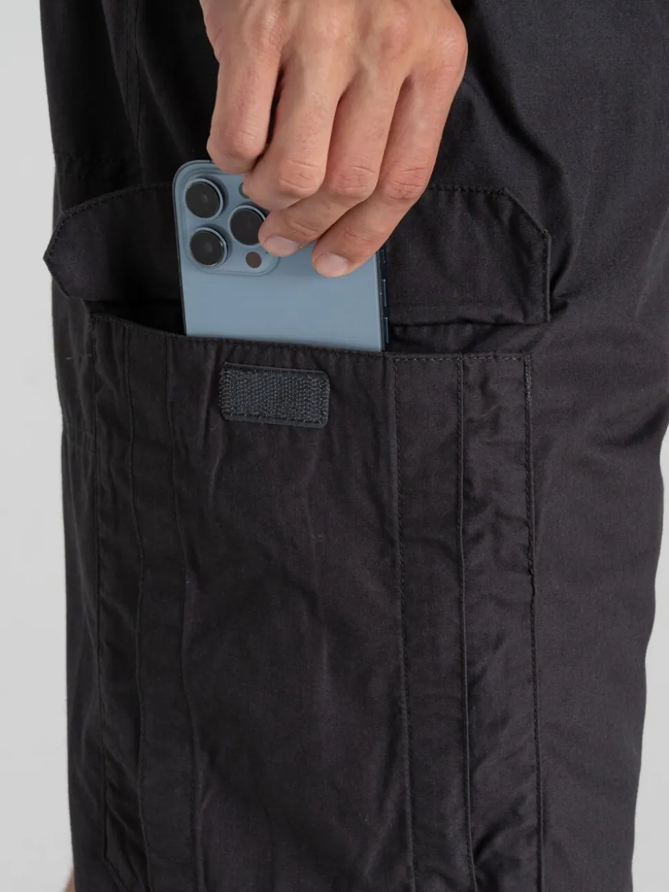 Craghoppers Black Kiwi Long Shorts