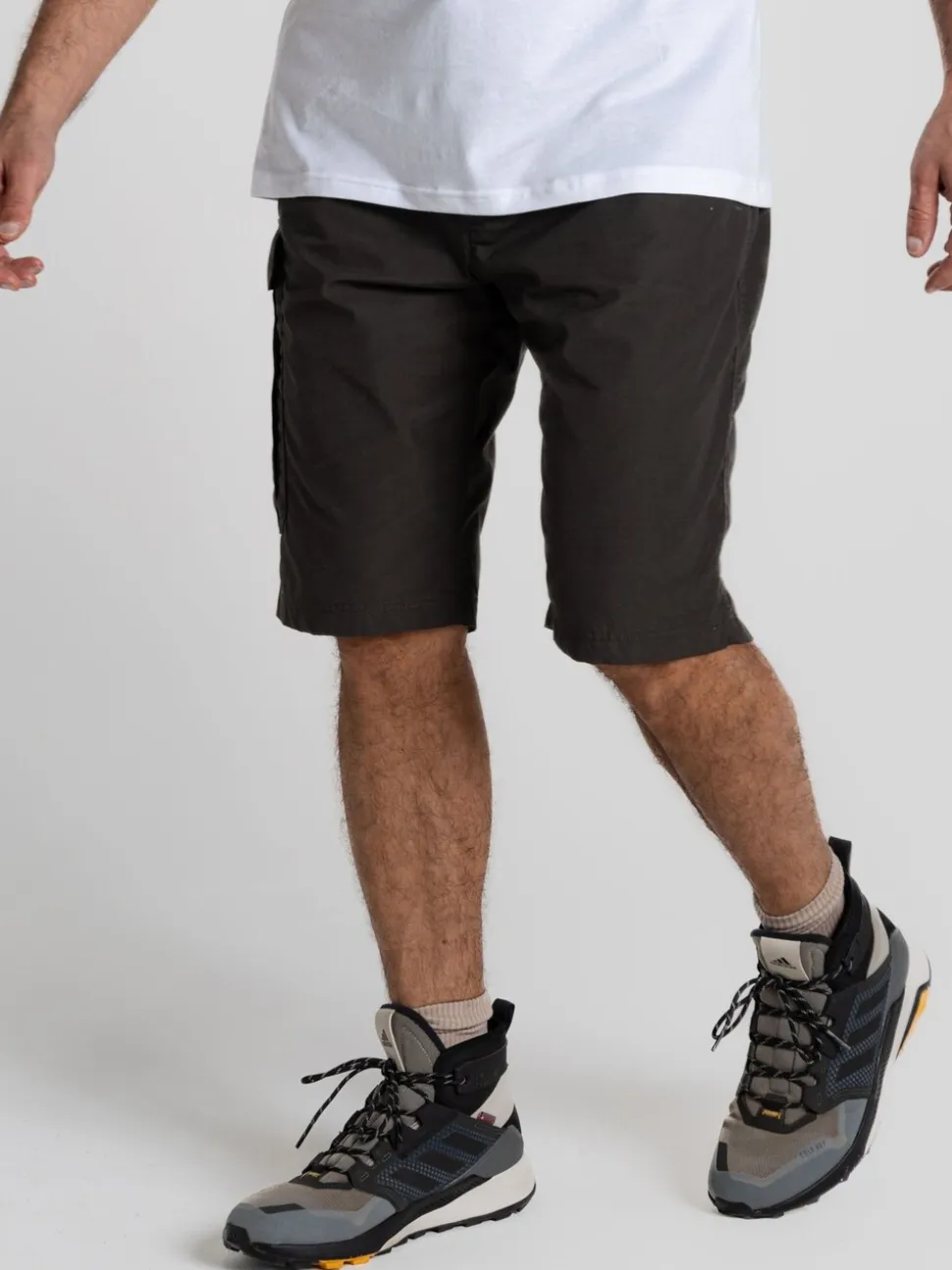 Craghoppers Kiwi Long Brown Shorts