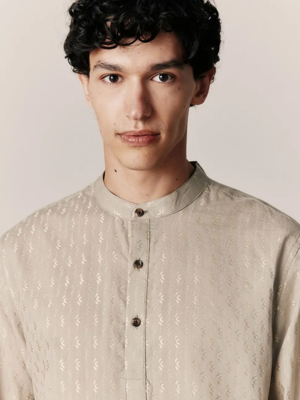 Cream Kurta