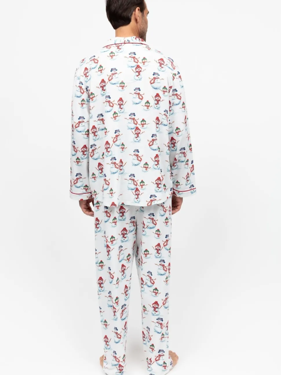 Cyberjammies Red Printed Long Sleeve Jersey Pyjamas Set