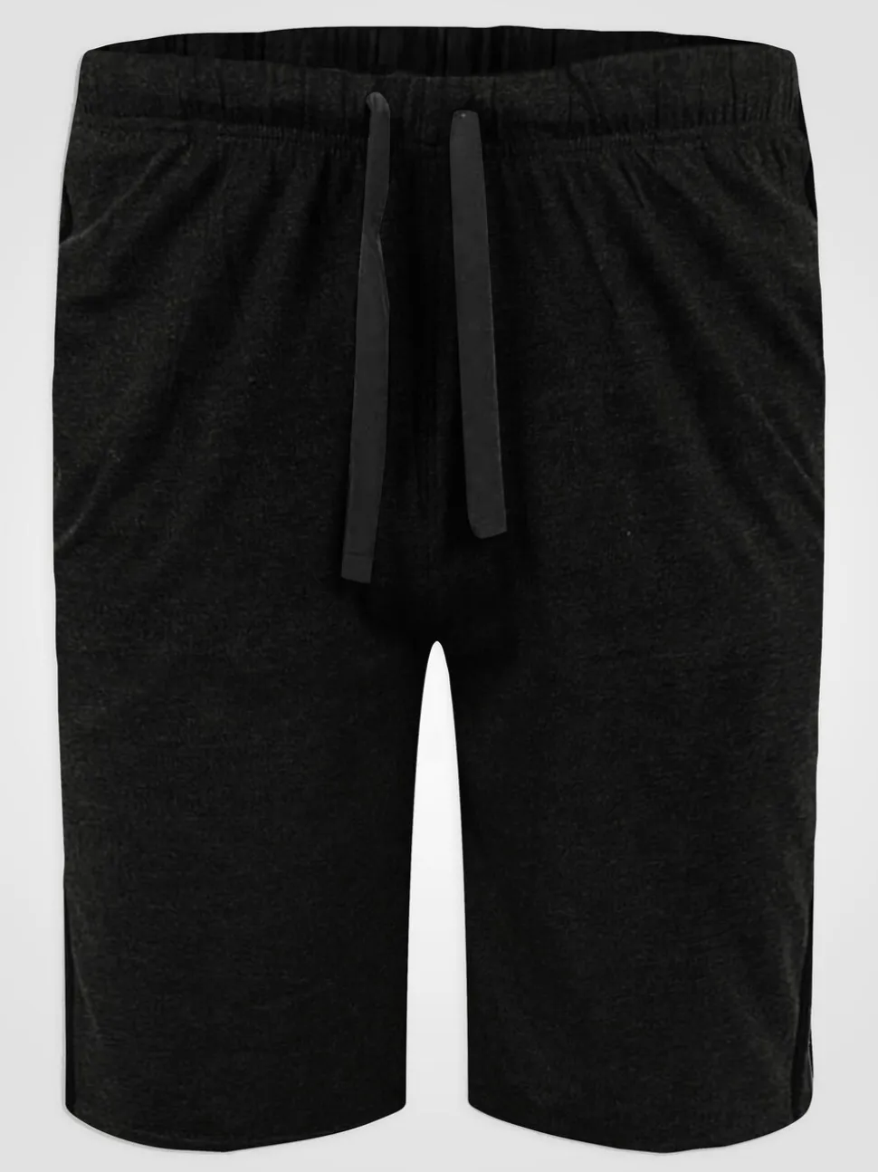 D555 Black RYAN Elasticated Waist Jersey With Side Stripes Shorts 2 Pack