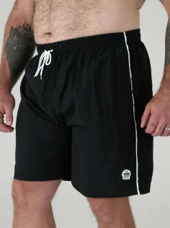 D555 Black YARROW Full Length Swim Shorts