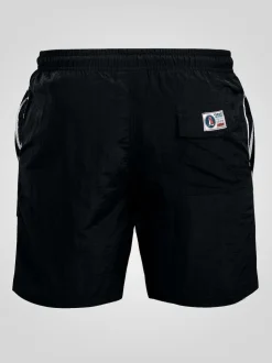 D555 Black YARROW Full Length Swim Shorts