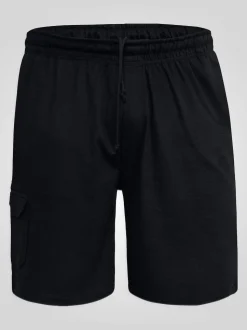 D555 Blue JOHN Lightweight Fleece Cotton Cargo Shorts With Zipper Pockets