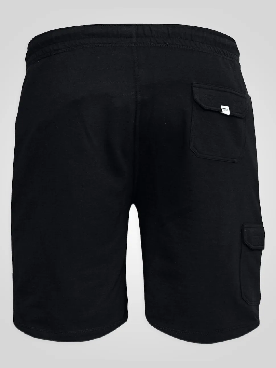 D555 Blue JOHN Lightweight Fleece Cotton Cargo Shorts With Zipper Pockets