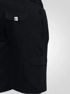 D555 Blue JOHN Lightweight Fleece Cotton Cargo Shorts With Zipper Pockets
