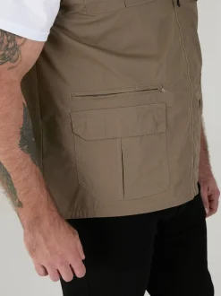 D555 Brown ENZO Multi Pocket Waistcoat