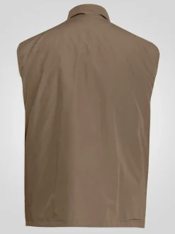 D555 Brown ENZO Multi Pocket Waistcoat