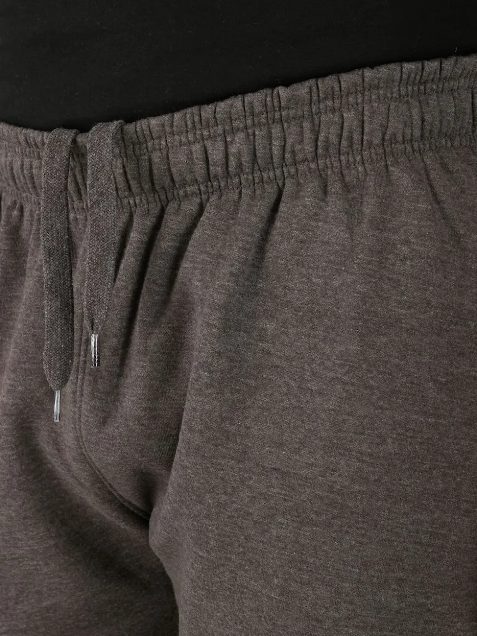 D555 Grey ALBERT Jogging Bottoms With Open Hem and Zipper Pockets