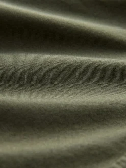 Dark Green Regular Fit Long Sleeve Oxford Shirt