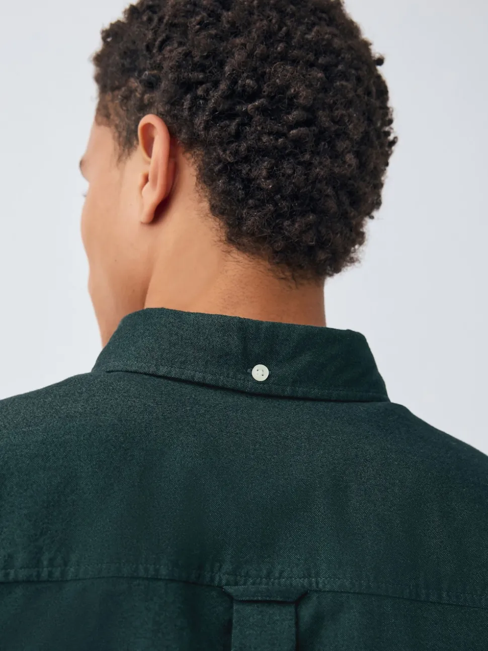 Dark Green Soft Touch Oxford Long Sleeve Shirt