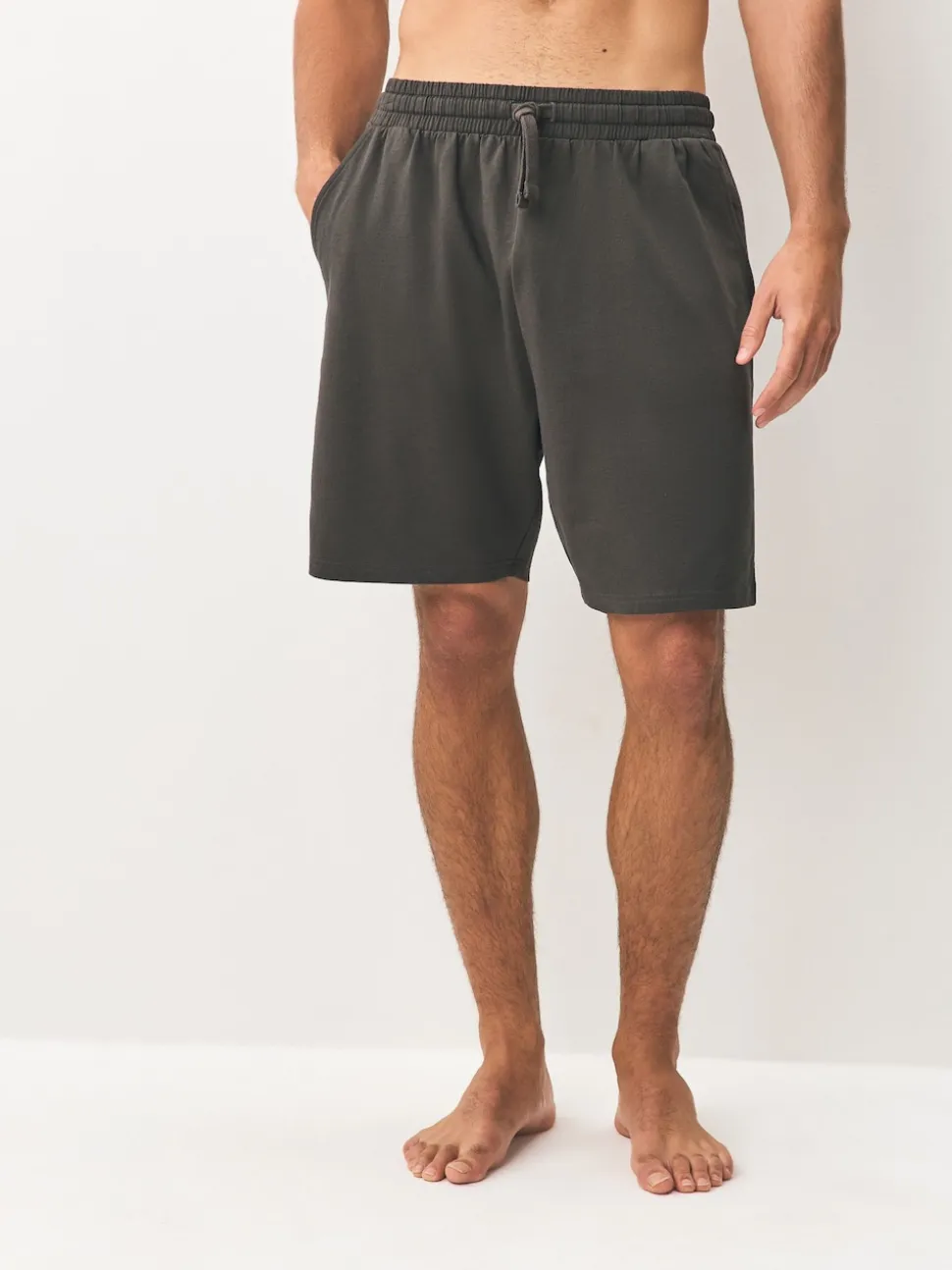 Dark Grey/Black Loopback Soft Touch 2 Pack Jogger Shorts