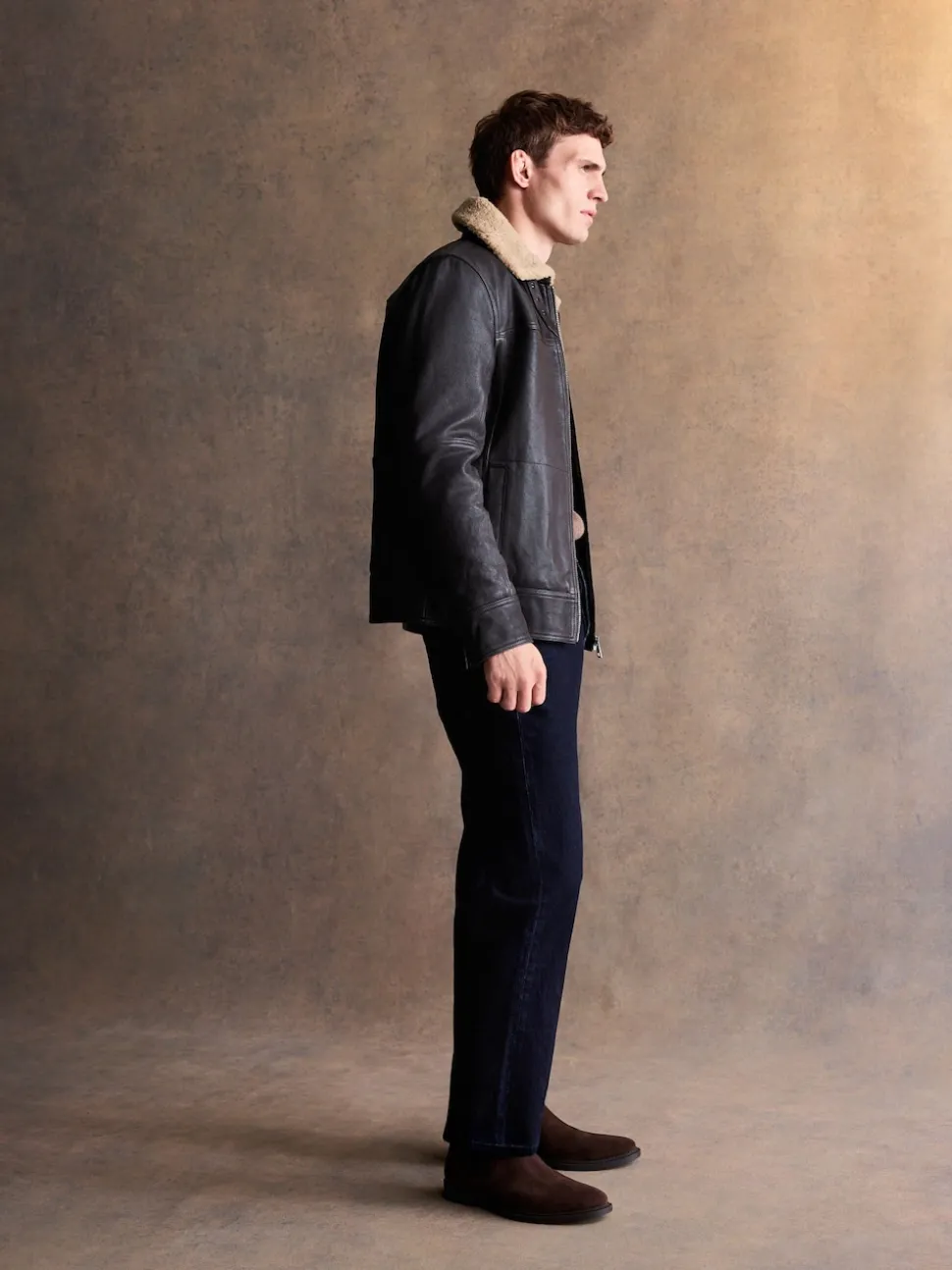 Dark Indigo Rinse Bootcut Vintage Wash Denim Jeans