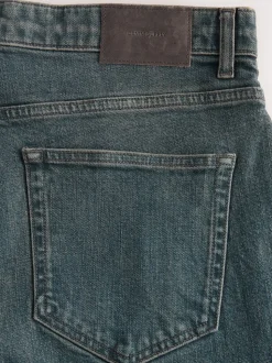 Dark Tint Bootcut Vintage Wash Denim Jeans