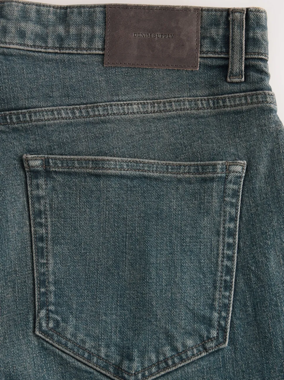 Dark Tint Bootcut Vintage Wash Denim Jeans