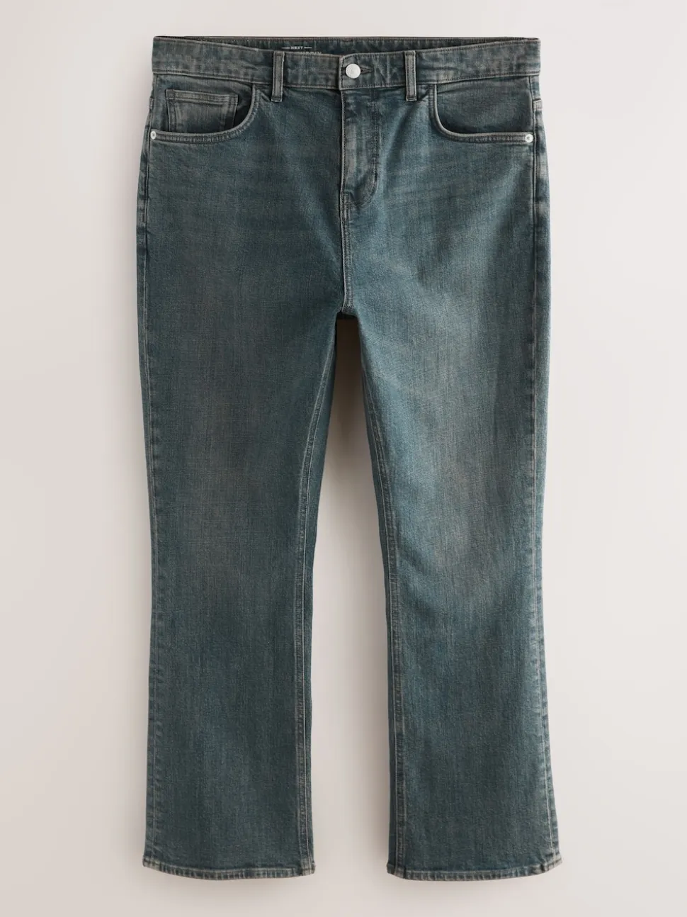 Dark Tint Bootcut Vintage Wash Denim Jeans