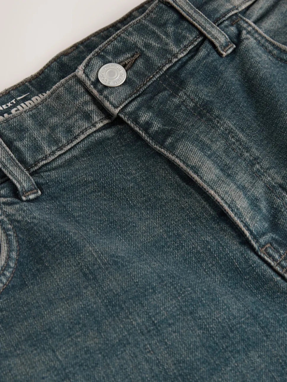 Dark Tint Bootcut Vintage Wash Denim Jeans