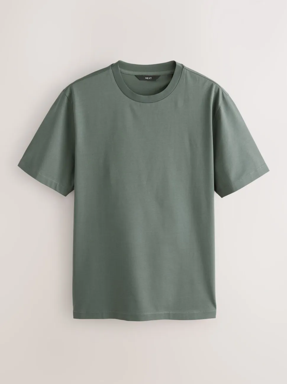 Deep Green Regular Fit Signature SUPIMA® Cotton Crew Neck T-Shirt