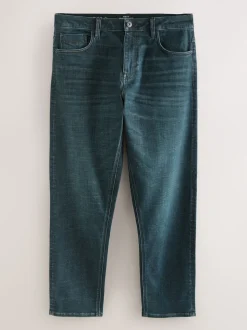 Denim Dark Blue Regular Tapered Fit Motionflex Jeans