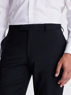 DKNY Black Slim Fit Performance Suit Trousers