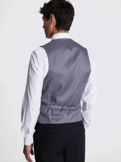 DKNY Black Slim Performance Suit Waistcoat