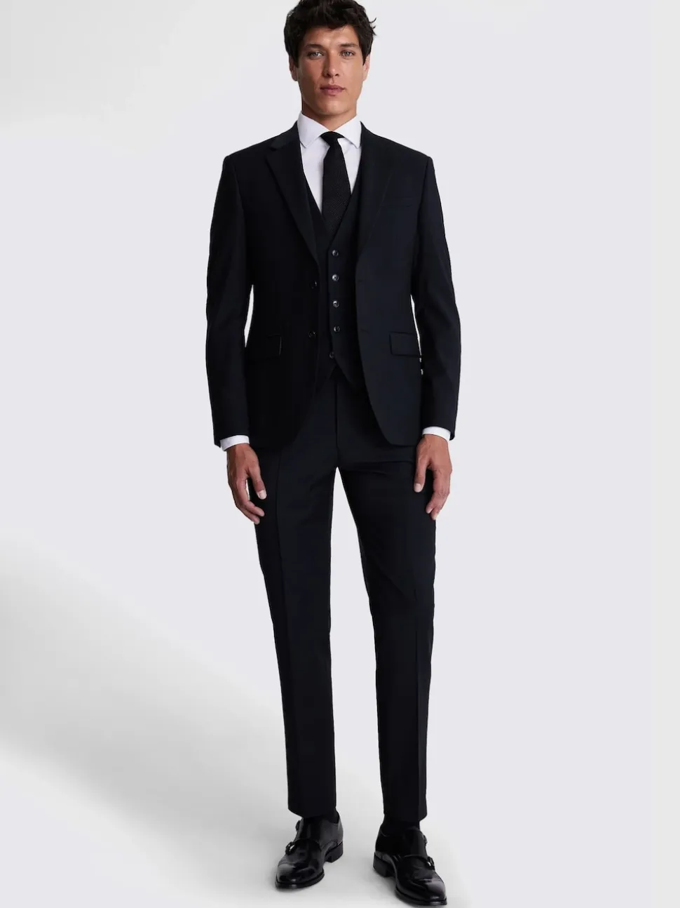 DKNY Black Slim Performance Suit Jacket