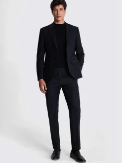 DKNY Black Slim Performance Suit Jacket