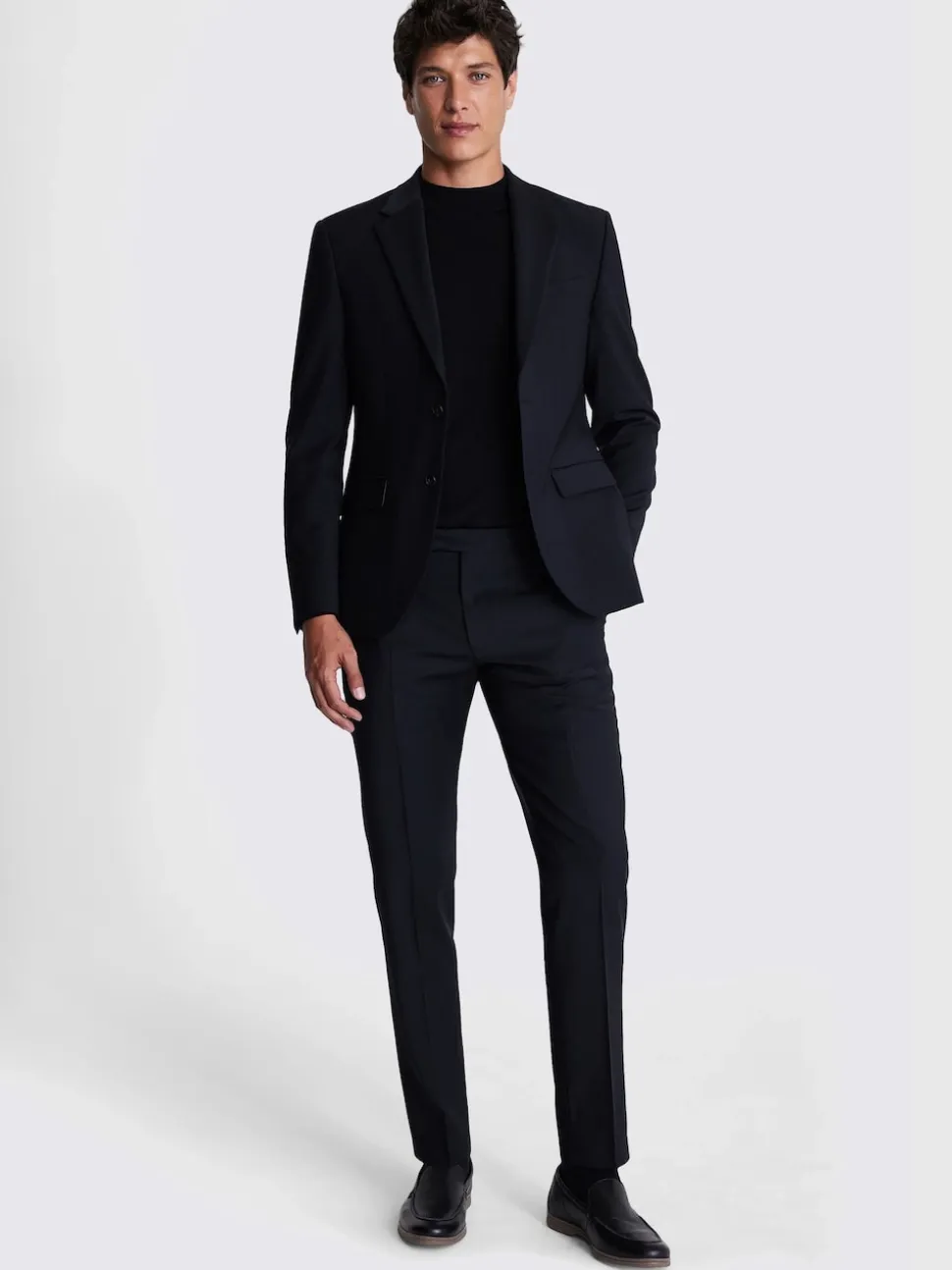 DKNY Black Slim Performance Suit Jacket