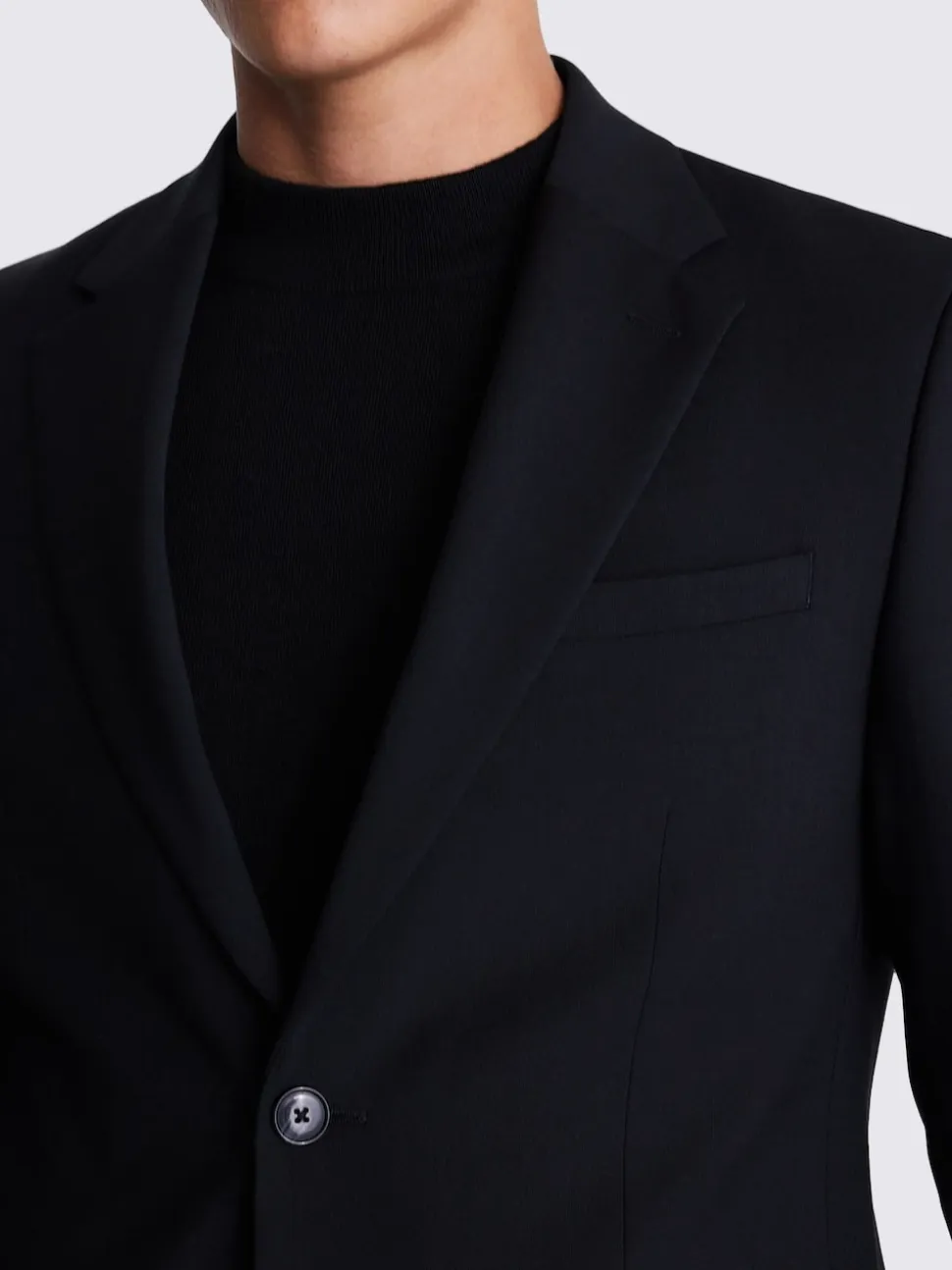 DKNY Black Slim Performance Suit Jacket