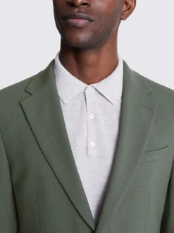 DKNY Sage Green Sage Slim Fit Suit - Jacket