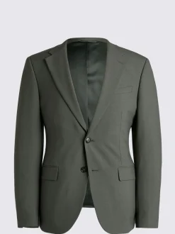 DKNY Sage Green Sage Slim Fit Suit - Jacket