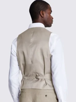 DKNY Slim Fit Natural Waistcoat