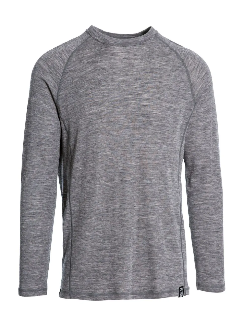DLX Grey Male Grey Wexler Merino Base Layer Top