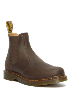 Dr. Martens Brown 2976 Crazy Horse Chelsea Leather Boots